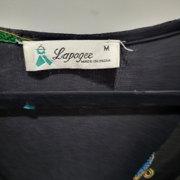 Cleopatra print maxi dress with gold detail - Picture 5 of 6